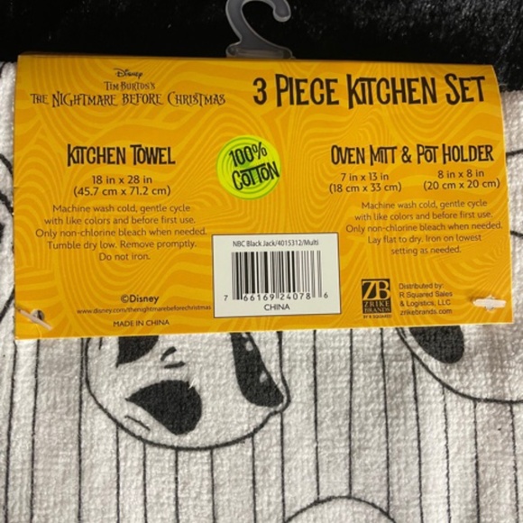 Disney Kitchen Nwt 3 Piece Nightmare Before Christmas Kitchen Set